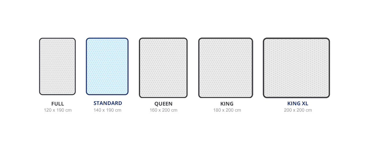illustration matelas 2 personnes 140x190
