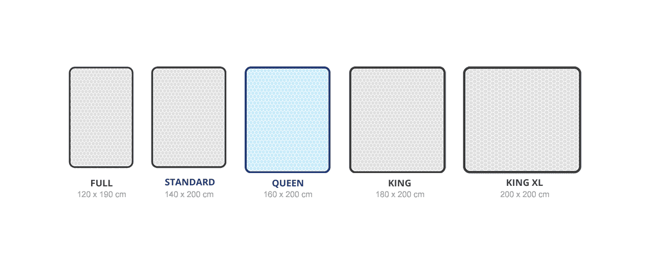 illustration matelas 2 personnes 160x200