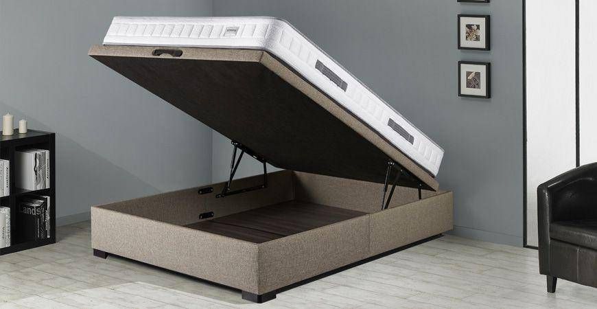 Sommier à coffre ouvert