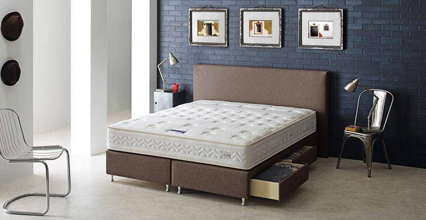 Sommier à tiroirs ouverts