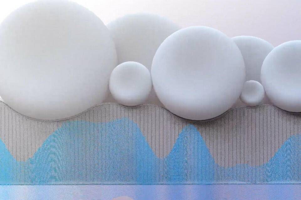 Comportement du matelas Bultex Nano lorsque les différentes parties du corps font pressions sur la mousse